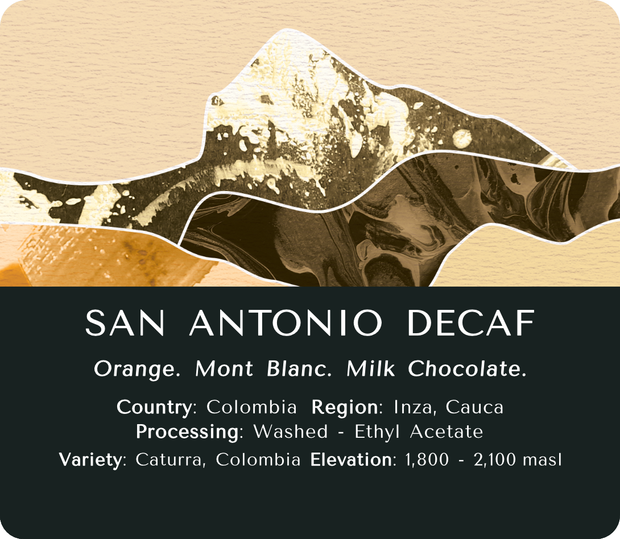 San Antonio Decaf (Washed) - Colombia