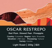 Oscar Restrepo (Geisha) - Colombia