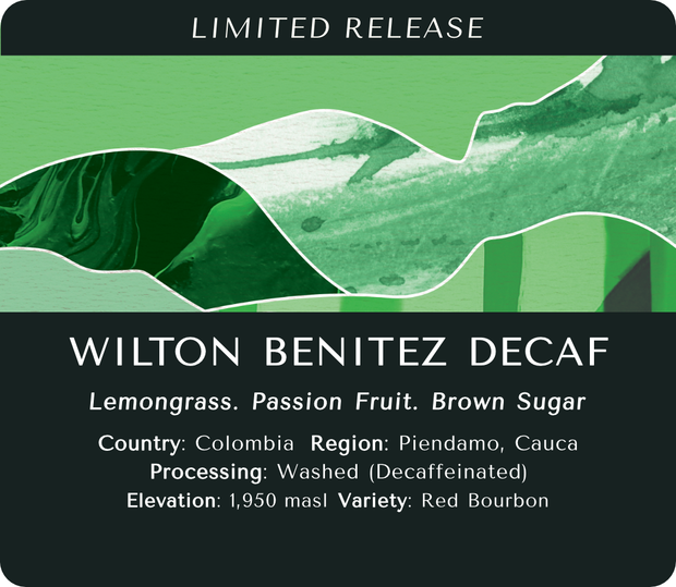 Wilton Benitez Decaf (Red Bourbon) - Colombia